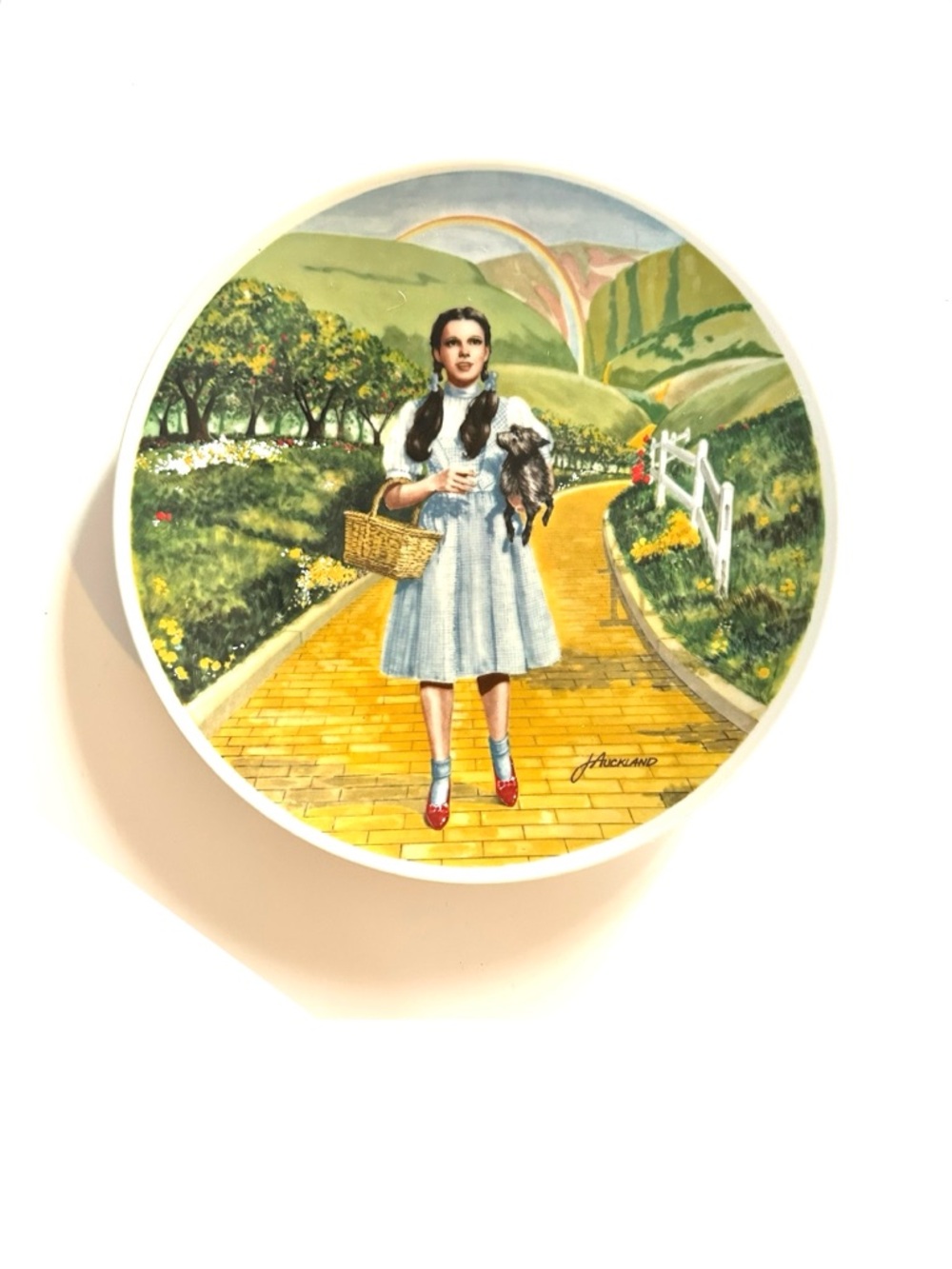 5/$15💥 1977 Knowles Over Rainbow Collector Plate Art Auckland Dorothy Wizard Oz